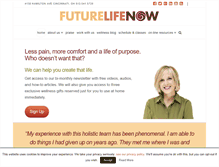 Tablet Screenshot of futurelifenow.com
